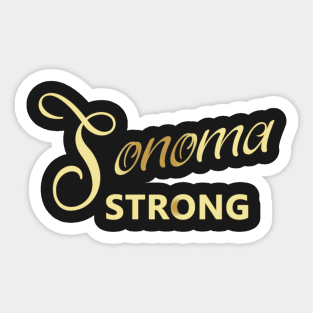 Sonoma Strong Sticker